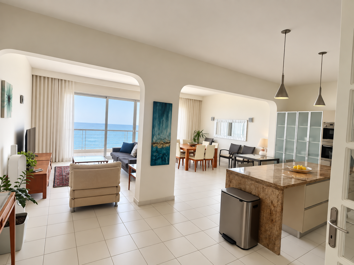 Four Bedroom Seafront Apartment with a Terrace in Sliema - thumbnail 5