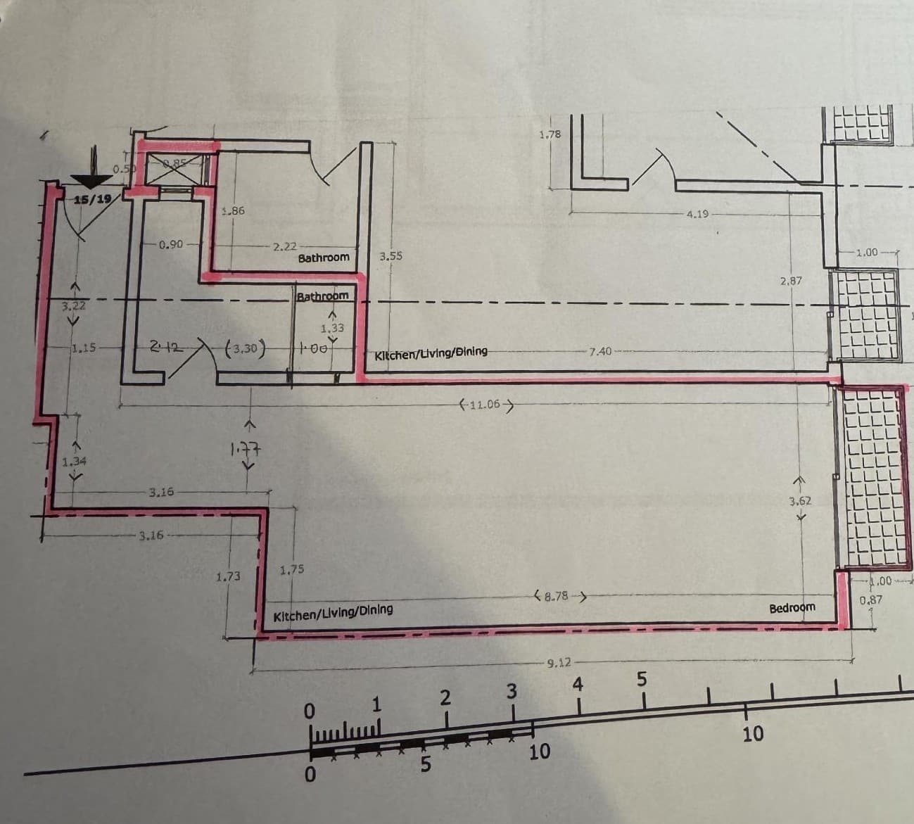 One Bedroom Studio Apartment with Side Sea views and Large Balcony in Gzira - thumbnail 4