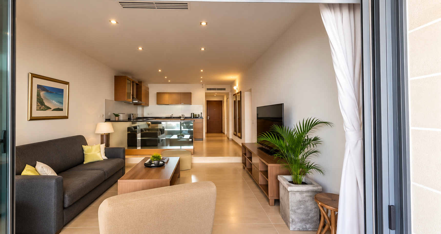 One Bedroom Apartment with Terrace and Seaviews in Portomaso St Julians - thumbnail 4